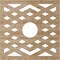 Ekena Millwork Chevron Wood Fretwork Pierced Ceiling Medallion, Red Oak, 20"OD x 5 1/8"ID x 1/4"T CMWP20X20X0250CHRO - alternate 5